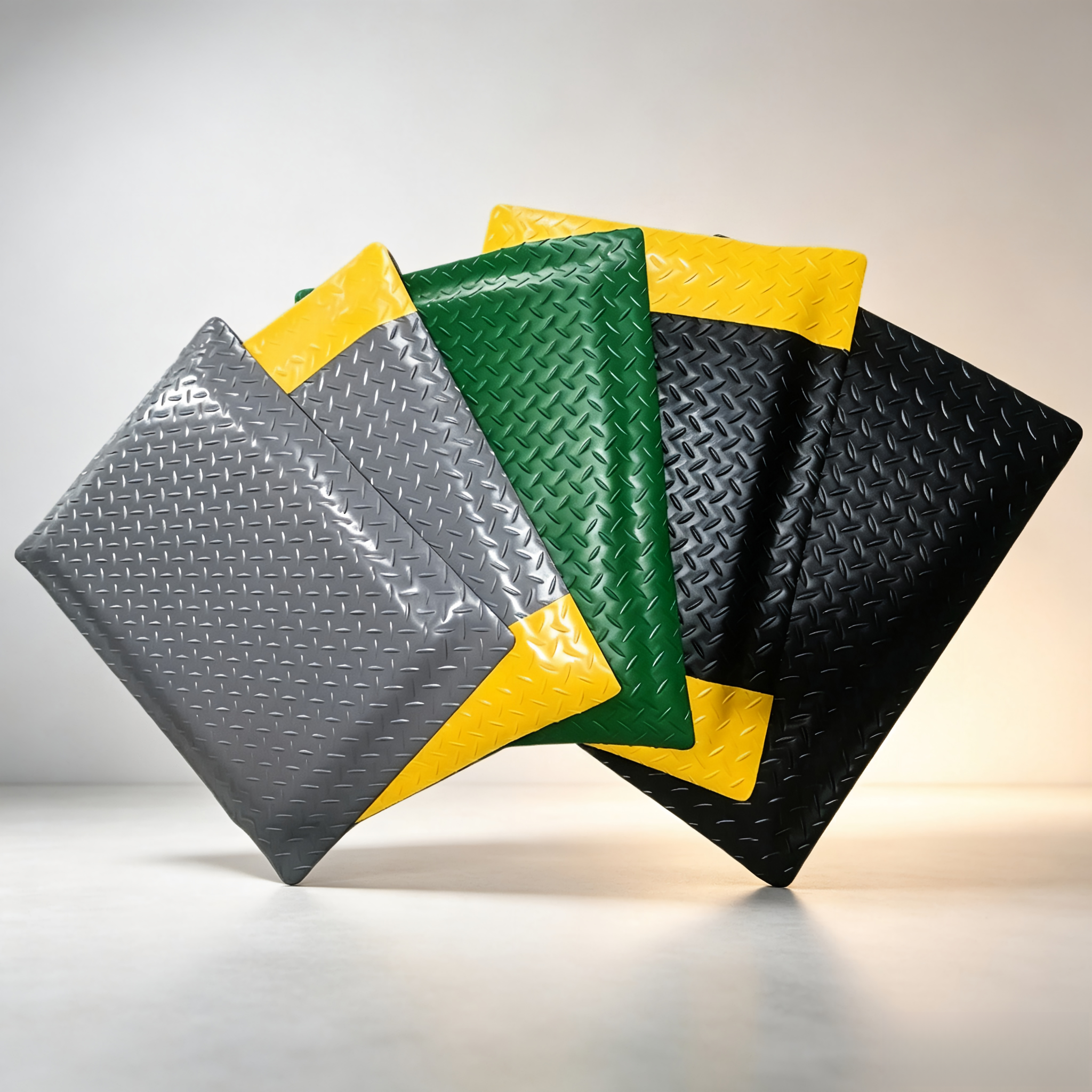 Anti-fatigue mats in multiple colors